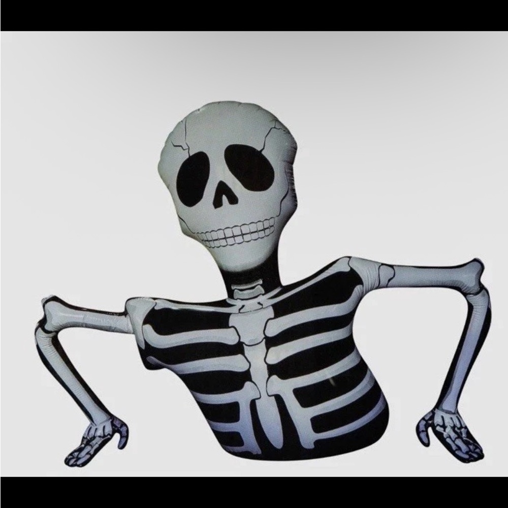 Giant 6ft  Inflatable Halloween Yard Skeleton Decoration